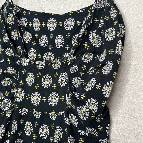 Free People Bodycon Tank Mini Dress-Women’s L-Black-Summer-Spring-Sun-Casual-NEW - Picture 5 of 9